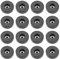 Be In Your Mind 16pcs Speaker Rubber Feet Furniture Rubber Foot Pads 38x11.5mm Round Rubber Feet for Subwoofer Speaker Road Case Furniture Feet, Black