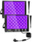 Schwarzlicht Strahler 100W,Schwarzlichtlampe mit 1.5M Stecker,390-400nm Schwarzlicht LED mit Schalter,IP66 Wasserdicht UV Licht,UV Lampe für Party,Glow Party,Disco,Halloween Deko