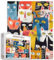 1000 Stück Jigsaw Puzzles für Erwachsene Abstrakte Katze Familie Malerei Jigsaw Puzzle Graffititier 1000 Stück Puzzlespiel Seifenblasen Wildtiere DIY Craft Puzzle Kunst Zimmer Wanddekoration Boho