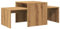 vidaXL Couchtisch, Beistelltisch mit Stauraum, Satztisch Kaffeetisch für Wohnzimmer, Wohnzimmertisch Sofatisch, Artisan-Eiche Holzwerkstoff