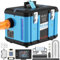 VELPAX Riscaldatore d'Aria Diesel all-in-One 8KW 12V 24V 220V riscaldatore d'Aria Diesel con silenziatore, LCD e Telecomando Riscaldamento rapido per Camper,Macchine,Camion,Barche,Autobus