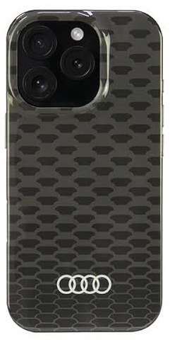Audi iMobo IML-Stichmuster Hülle für iPhone 16 Pro 6.3 schwarz AU-IMLMIP16P-Q5/D3-BK