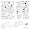 BOOMTOP 2 Blatt Silikon Stempel Ostern Deutsch Transparente Stempel Frohe Ostern Clear Stempel Sprüche Osterhasen Ostereier Frühling Stempelmotive für Kartenbasteln DIY Geschenk Scrapbooking