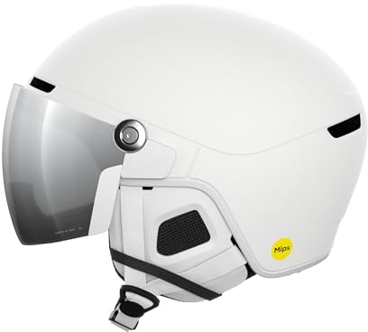 POC Obex - Casco de esquí Unisex para Adulto, Color Blanco hidrógeno/Clarity Universal/Partly Sunny/Silver, XL-XXL (59-62 cm)