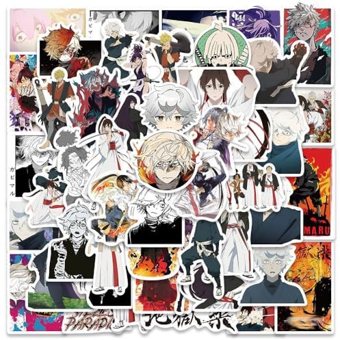 50 Hell Paradiss Stickers Anime Figure Vinyl Waterproof DIY Decal Artbook for Computer Skateboard Luggage Car Bike