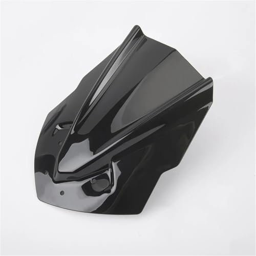 RWITWKPK Pare-Brise Moto for Yamaha MT125 MT-125 MT 125 2015-2019 MT 125 Moto Pare-Brise Pare-Brise Déflecteur Protecteur Accessoires Viser Double Bulle fumé Claire(Black)