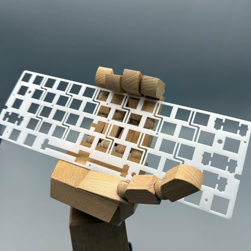 ExotiCore Wooting 60HE Tastatur PC / FR4 / POM/Kohlefaser Schalterplatte (Plattenmontage)(POM)