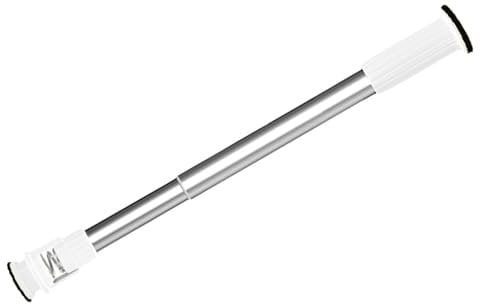 XUZAOJUN Duschvorhang-Zugstange, rutschfest, kein Rost im Wasser, kein Bohren erforderlich Edelstahl-Duschvorhangstange, einziehbare Duschvorhangstange for Badezimmer(1.6-3m/5.2-9.8ft)