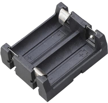 Storage Bag 2 Slots CR123A 16340 Battery Holder With PCB Pins For Electronics ABS Batteries Box