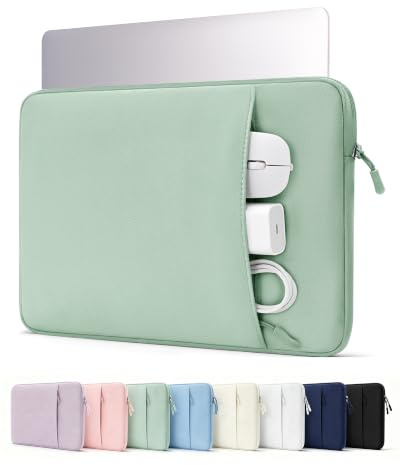 ProCase Laptop Sleeve 14 for MacBook Pro 14-Inch M5/M4/M3/M2/M1 Pro/Max 2026-2021, Computer Case Also Compatible with 14 HP Dell ASUS Lenovo Acer Chromebook -Willow Green