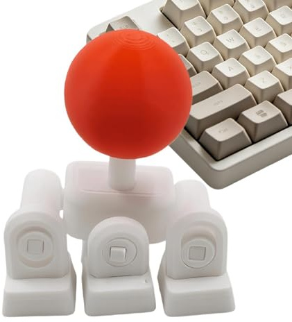 Joystick Keycap Clavier imprimé 3D Accessoires | Clavier mécanique contrôleur de jeu Joystick pour Arcade Esports Bureau Vidéo Édition Amateur Streaming Voyage