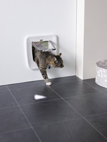 Savic Katzenklappe, magnetisch, 4-Wege-Konstruktion, Braun