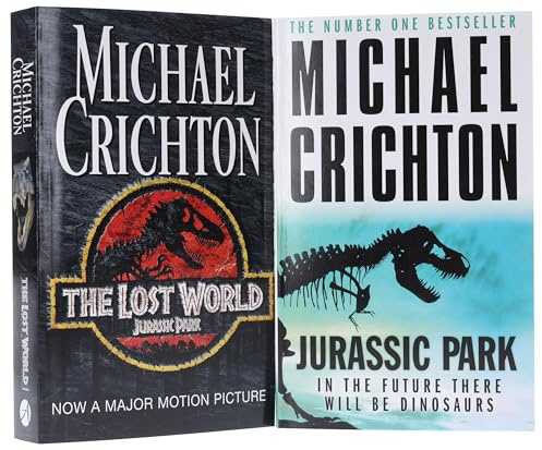 Michael Crichton Jurassic Park 2 Books Collection Pack Set RRP: Ã‚£15.98 (Jurassic Park, The Lost World)