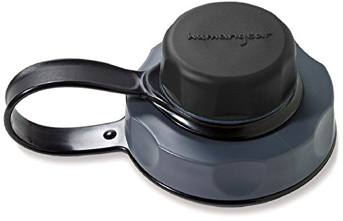 humangear HG0014 Capcap Water Bottle, Black/Gray