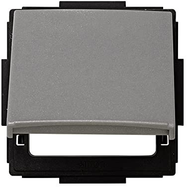 Simon 2705092-063 - Tapa Articulada Base De Enchufe Gris Esmeril S.27 Scudo