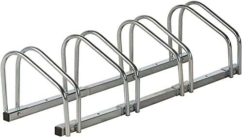 Dunlop Sport - Metall Fahrradständer für 4 Räder - Fahrradhalter Bodenständer Wand und Bodenmontag - 100cm