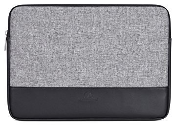 Funda Bolsas Oxford PU para portatil 14 Pulgadas, Gris