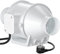 HG Power 75mm Ventilateur d'extraction Ventilateur Conduit Silencieux avec EU Plug ent 1m de Cordon pour Bureau Toilettes Cuisine Halle Salle Hydroponique