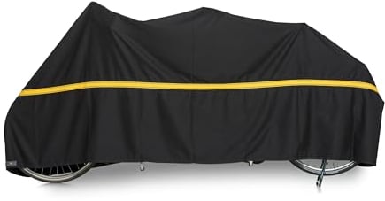 VK International Tandem DE Luxe Fahrradhüllen schwarz 300 x 120 cm