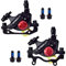 Huntfgold ZOOM HB-100 Mountain Bike Line Pulling Hydraulic Disc Brake Sets Oil Pressure Disc Brakes Tool Calipers Front/Rear (Black)