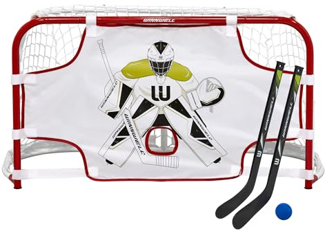 Winnwell Proform Mini-Quiknet-Set mit 2 Stäbchen, Ball und Zielscheibe