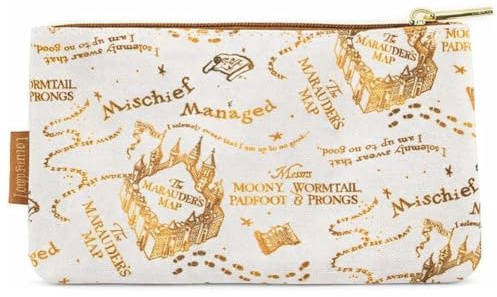 Loungefly Harry Potter Marauders Map AOP Nylon Pouch