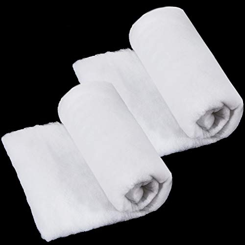 BBTO 2 Stücke Weihnachten Schneedecken Set Künstliche Schnee Decken für Weihnacht Dorf Hintergrund Dekorationen, 60 Zoll x 6,6 Füße (2)