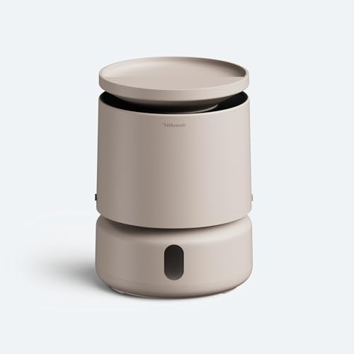 Blueair Raumluftbefeuchter DreamWell 48h Top-Fill Nebelfrei InvisibleMist Technologie – Aroma Stein für ätherische Öle und Stimmungslicht – Leise Befeuchtung für Schlafzimmer und Zuhause Beige