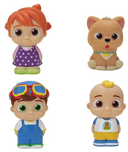 CoComelon CMI0010 - Familie 4er Figuren-Set, offizielle Figuren
