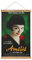 YBEL Filmposter Amelie, Stoffbild, Kunst, Holz, DIY, Rahmen, zum Aufhängen, Aufhänger für Raumdekoration, Öl-Leinwand-Set, Geschenk