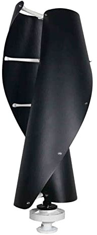 FJAUOQ Generatore Eolico Verticale 400 W ASSE Magnetico per Turbine Eoliche Generatore Verticale 12 V Turbina Eolica 2 Fogli con Regolatore di Carica,Nero,400W 24V