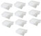 KONTONTY 20Pcs Air Conditioner Filter Paper Wear-resistant Strainer Cuttable Anti-dust Net for Home Air Conditioning and Purifiers Easy Installation Smooth Pet Material