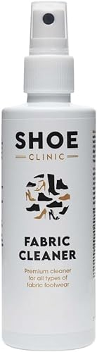 Shoe Clinic Fabric Cleaner | Use on Boots, Trainers, & More for Men & Women | Remove Dirt & Stains on Fabric & Canvas Footwear | 125 ml