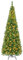 LIFEZEAL Albero di Natale con Luci Incorporate, Albero di Natale 225 cm, Albero di Natale, con 350 Luci a LED, 1085 Rami, Pop Up, Stretto, Foltissimo, PVC Ignifugo, Base in Acciaio, Christmas Tree