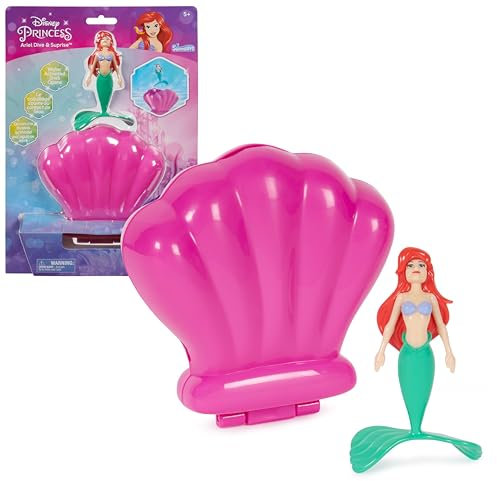 Swimways Disney Princess Ariel Dive N Surprise, Schwimmbadzubehör & Kinder-Pool-Spielzeug, kleine Meerjungfrau, Partyzubehör und Wasserspielzeug für Kinder ab 5 Jahren