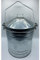 Stewart and Gibson Ltd Galvanised Ash Carrier Bucket With Captive Lid 55x33cm