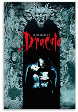 MUTYNE Bram Stokers Dracula Poster Dekorative Malerei Leinwand Wandkunst Wohnzimmer Poster Schlafzimmer Malerei 08x12inch(20x30cm)
