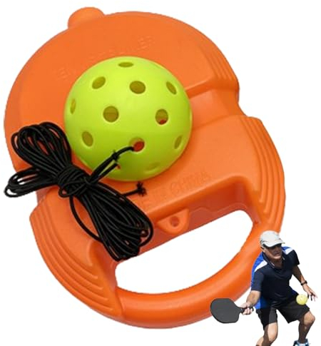 Aznever Tennis-Aufschlagtrainer,Tennis-Übungs-Rebounder - Schaukelbare Tennistrainermaschine mit Ball und Schnur | Rockible Tennistrainer-Maschine, Tennis-Trainingshilfe und Werkzeug