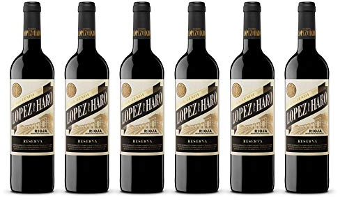 Hacienda López de Haro Reserva - Vino tinto D.O Rioja - 6 botellas de 75 cl.
