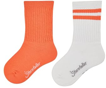 Sterntaler Socken Doppelpack Coolmax Rippe - Baby und Kindersocken - klassische Rippstruktur - Sport Socke - klimaregulierend - optimale Passform - 2er Pack Unisex Strümpfe