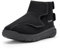 FitVille Damen Winterschuhe gefüttert Extra Weit Schuhe mit Klettverschluss Fellstiefel Verbandsschuh Schwarz gr. 35.5 EU X-Weit