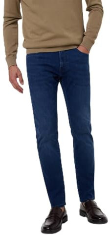 Pierre Cardin Herren Denim PC-Lyon | Männer Hose | Tapered Fit | Dark Blue Used Buffies 8147 6814 | 34W - 30L
