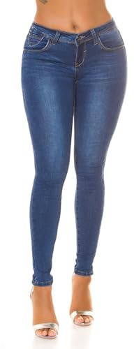 Koucla Sexy Musthave Stylische Skinny Jeans Basic für den perfekten Look Ideal für Jede Gelegenheit! S