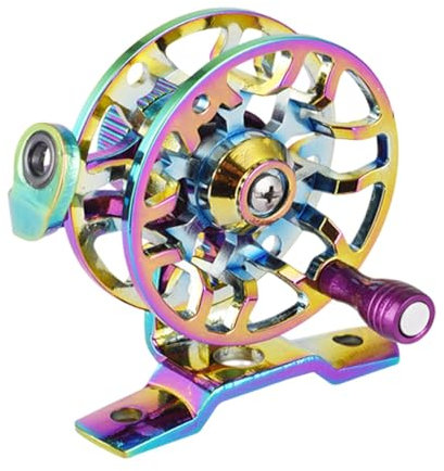 Jlobnyiun Saltwater Bulle, Fly Bobbin, Water Wheel, Lightweight Aluminum Alloy Fly Roller Pergola Large for Adult Water