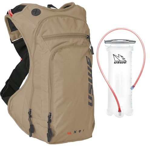 USWE Outlander Moto Trinkrucksack, Laufen, Wandern, Trinkrucksack mit Wasserblase, Hydropack für Damen und Herren, Rucksackausrüstung und Ausrüstung für Radfahren, MTB