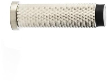 Alexander & Wilks Brunel KNURLED Door Stop, Skirting Wall Mounted, 75mm Projection (Satin Nickel)