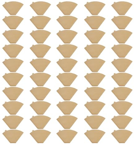 Rainway Lot de 50 Filtres à Café, Forme 101, Filtres en Forme de U, Accessoires de Rechange pour la Maison, le Bureau, les Machines à Café, les Cafetières et les Tasses à filtre