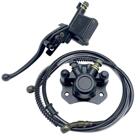 Linker Bremspumpe Hinterer Bremssattel für chinesische Quad ATV Taotao Coolster Vitacci Peace SunL Roketa Kazuma Baja NST Icebear Go-Kart Dune Buggy 50cc-250cc Bremszylinder Hauptbremszylinder