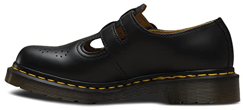 Dr.Martens Womens 8065 Mary Jane Leather Shoes, Black, 36 EU