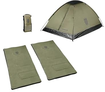 Campingaz 78486-10 202775 Tattoo-Combo Zelt mit 2 Schlafsäcken